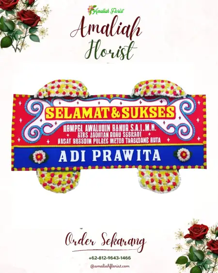 Papan Bunga Ucapan Selamat Banjar Sugihan